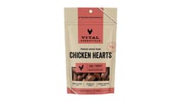 Vital Essentials Chicken Hearts Freeze-Dried Raw Dog Treats (1 lb)